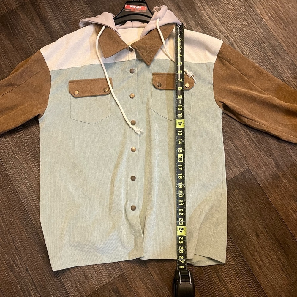 Amazon Women's Green and Brown Utility Jacket - Picture 5 of 6